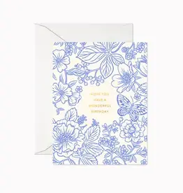 Linden Paper Co Card, Wonderful Birthday