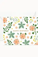 Linden Paper Co Card, Wild Garden Birthday