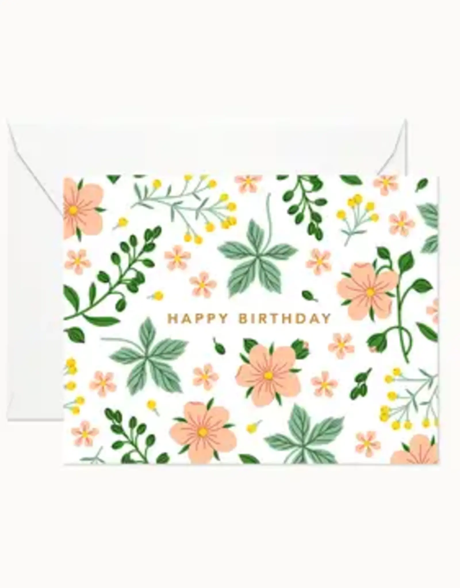 Linden Paper Co Card, Wild Garden Birthday