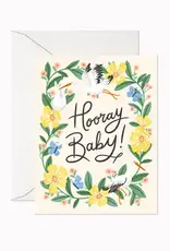 Linden Paper Co Card, Hooray Baby