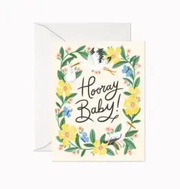 Linden Paper Co Card, Hooray Baby