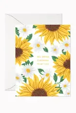 Linden Paper Co Card, Sunshine Flowers