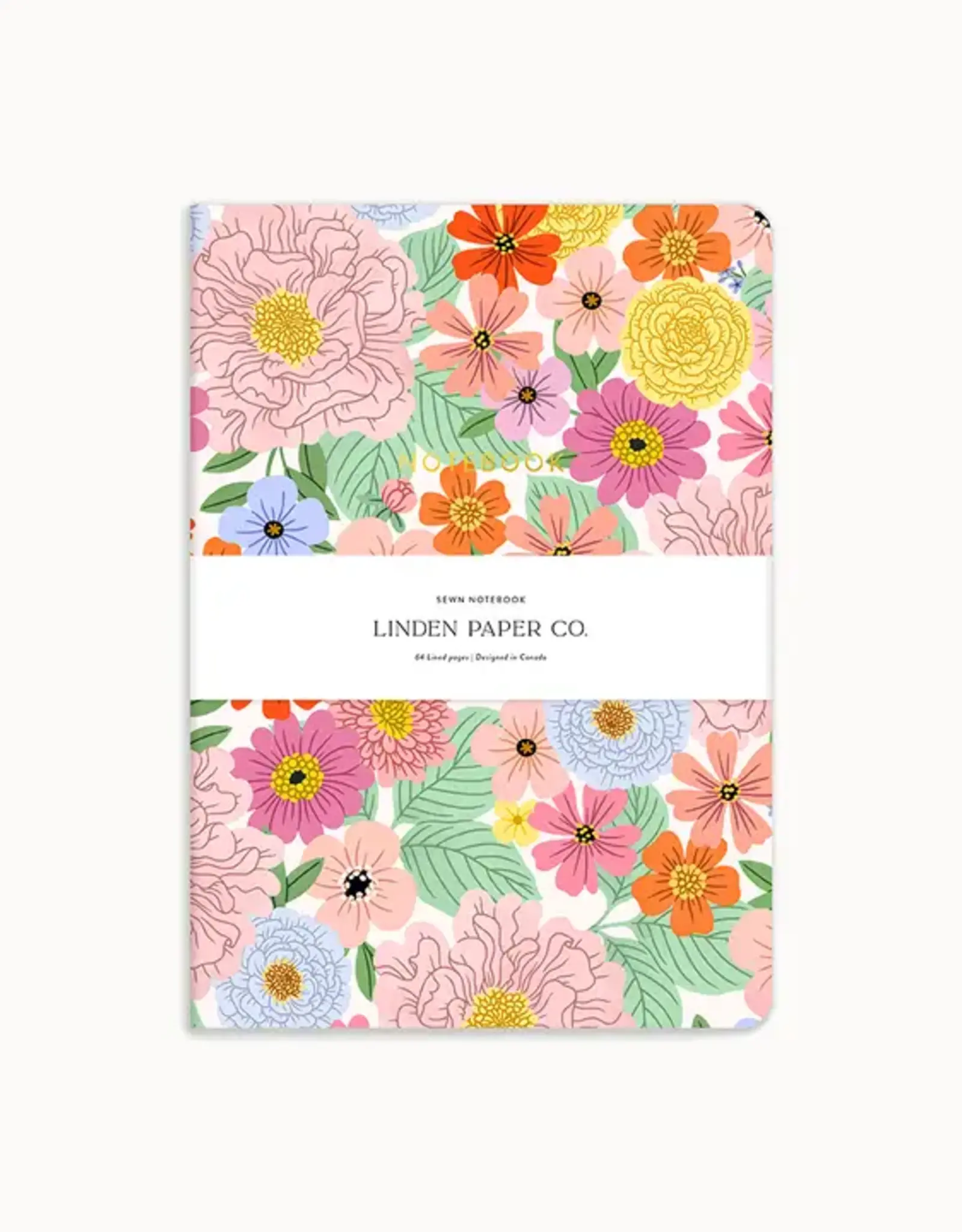 Linden Paper Co Summer Floral Sewn Notebook