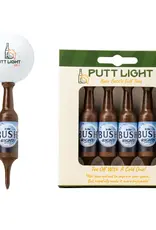 Putt Light Golf Co Beer Bottle Golf Tees, Bush Right