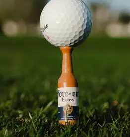 Putt Light Golf Co Beer Bottle Golf Tees, Fore-ona
