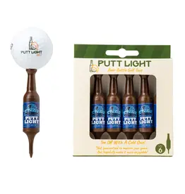 Putt Light Golf Co Beer Bottle Golf Tees, Fores Light