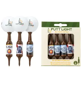 Putt Light Golf Co Beer Bottle Golf Tees, Variety Pack