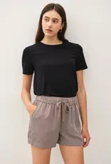 High Rise Pull On Tencel Short