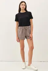 High Rise Pull On Tencel Short