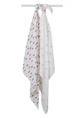 Lulujo 2-pack Cotton Swaddle -Barnyard/ Hens & Chicks