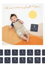 Lulujo Baby's 1st Year Swaddle & Milestone Cards - Sunrise