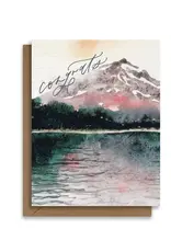 Paperbec Design Co Cards-Mountain Congrats