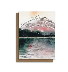 Paperbec Design Co Cards-Mountain Congrats