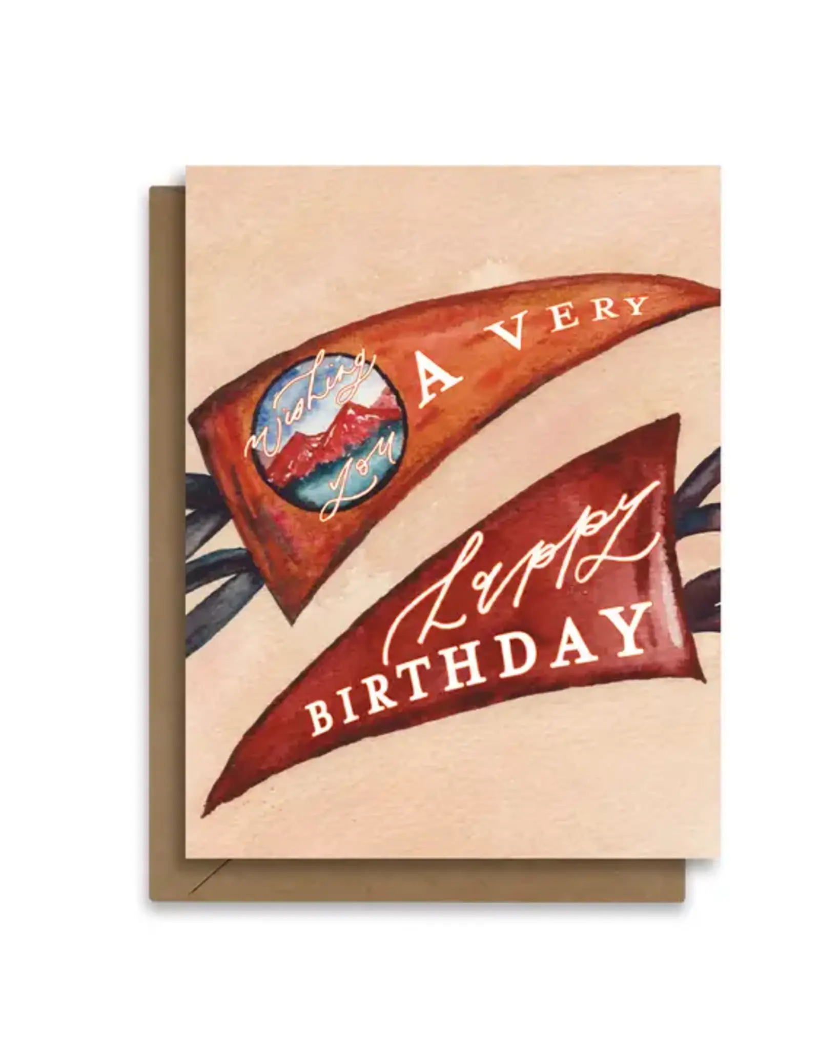 Paperbec Design Co Cards-Park Pennant Birthday