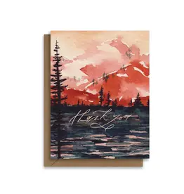 Paperbec Design Co Cards- North Cascades Thank You