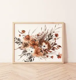 Paperbec Design Co 8x10”, Bohemian Rust Neutral Dried Art