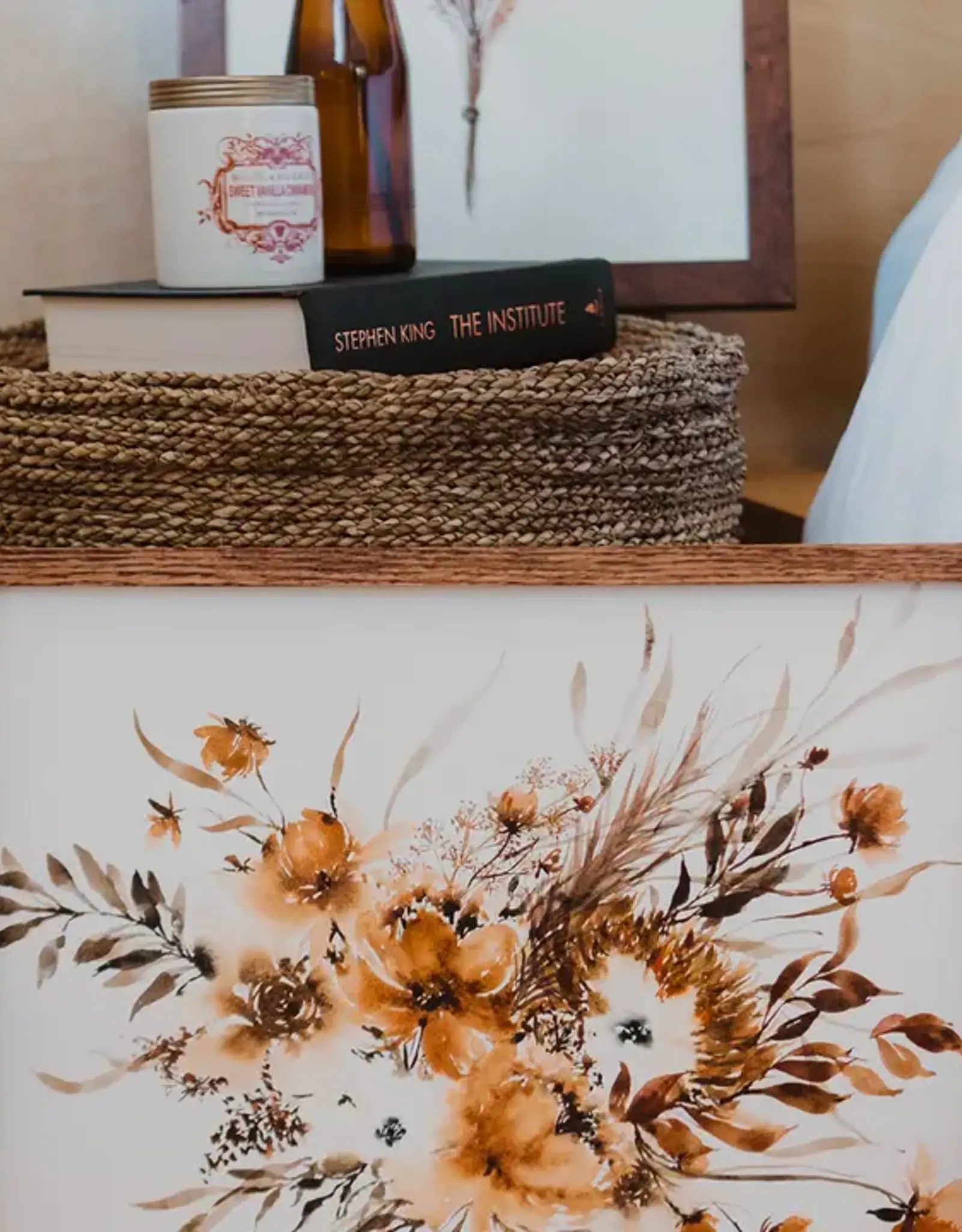 Paperbec Design Co 8x10”, Bohemian Rust Neutral Dried Art