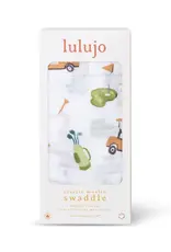 Lulujo Classic Muslin Swaddle - Golf