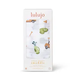 Lulujo Classic Muslin Swaddle - Golf