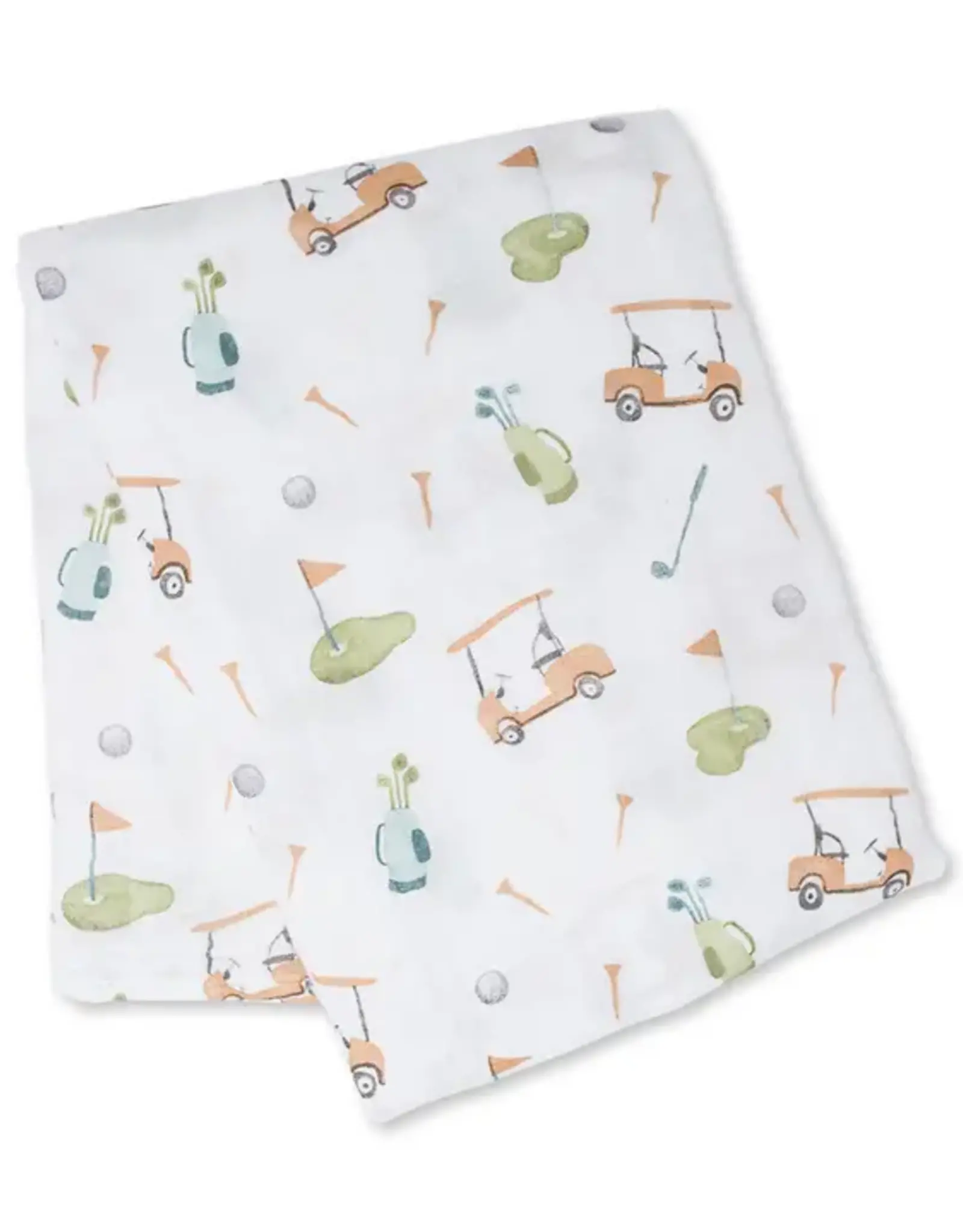 Lulujo Classic Muslin Swaddle - Golf