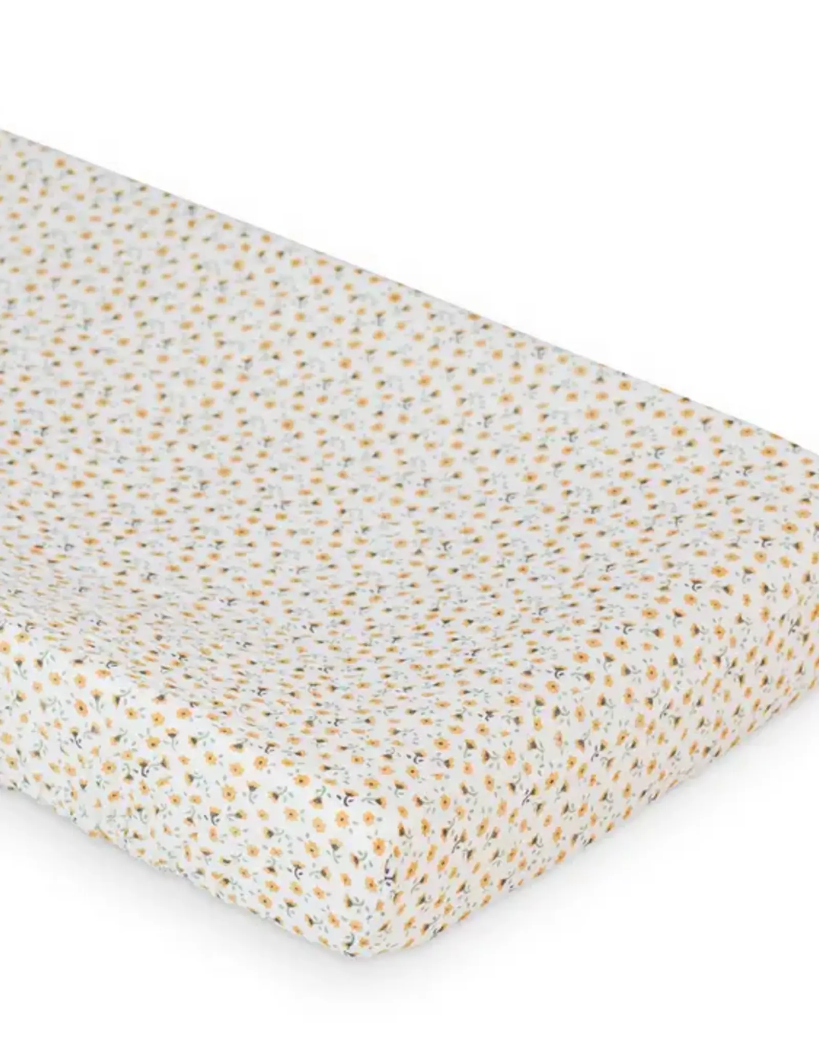 Lulujo Cotton Change Pad Cover- Vintage Floral