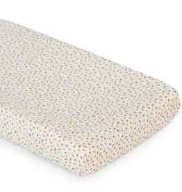 Lulujo Cotton Change Pad Cover- Vintage Floral