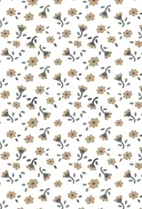 Lulujo Cotton Change Pad Cover- Vintage Floral