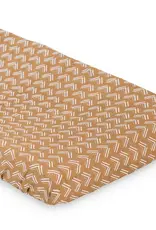 Lulujo Cotton Change Pad Cover - Mudcloth