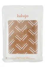 Lulujo Cotton Crib Sheet - Mudcloth