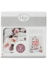 Lulujo Hello World Blanket & Knotted Hat Set - Eucalyptus