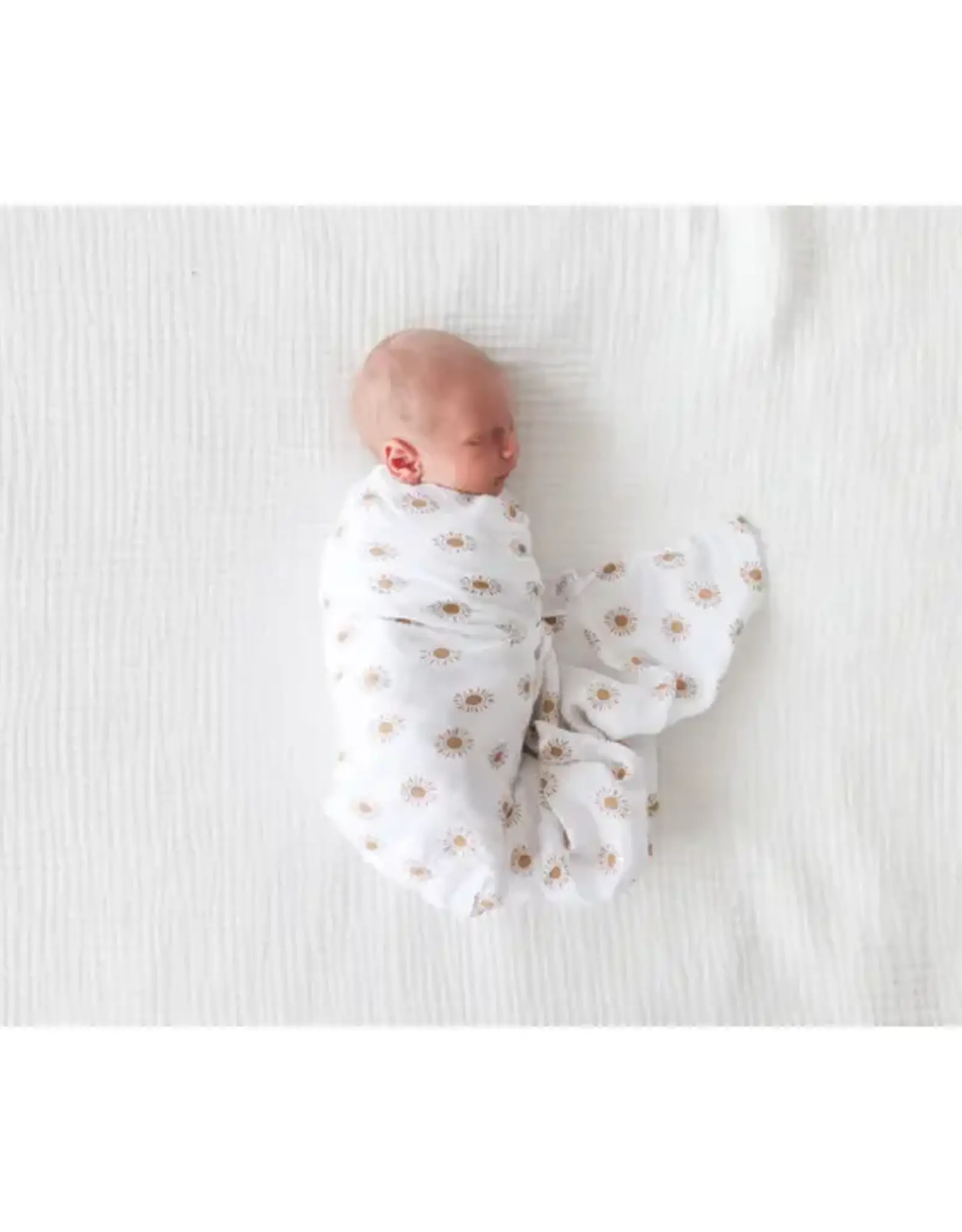Lulujo Muslin Cotton Swaddle Blanket - Large - Suns