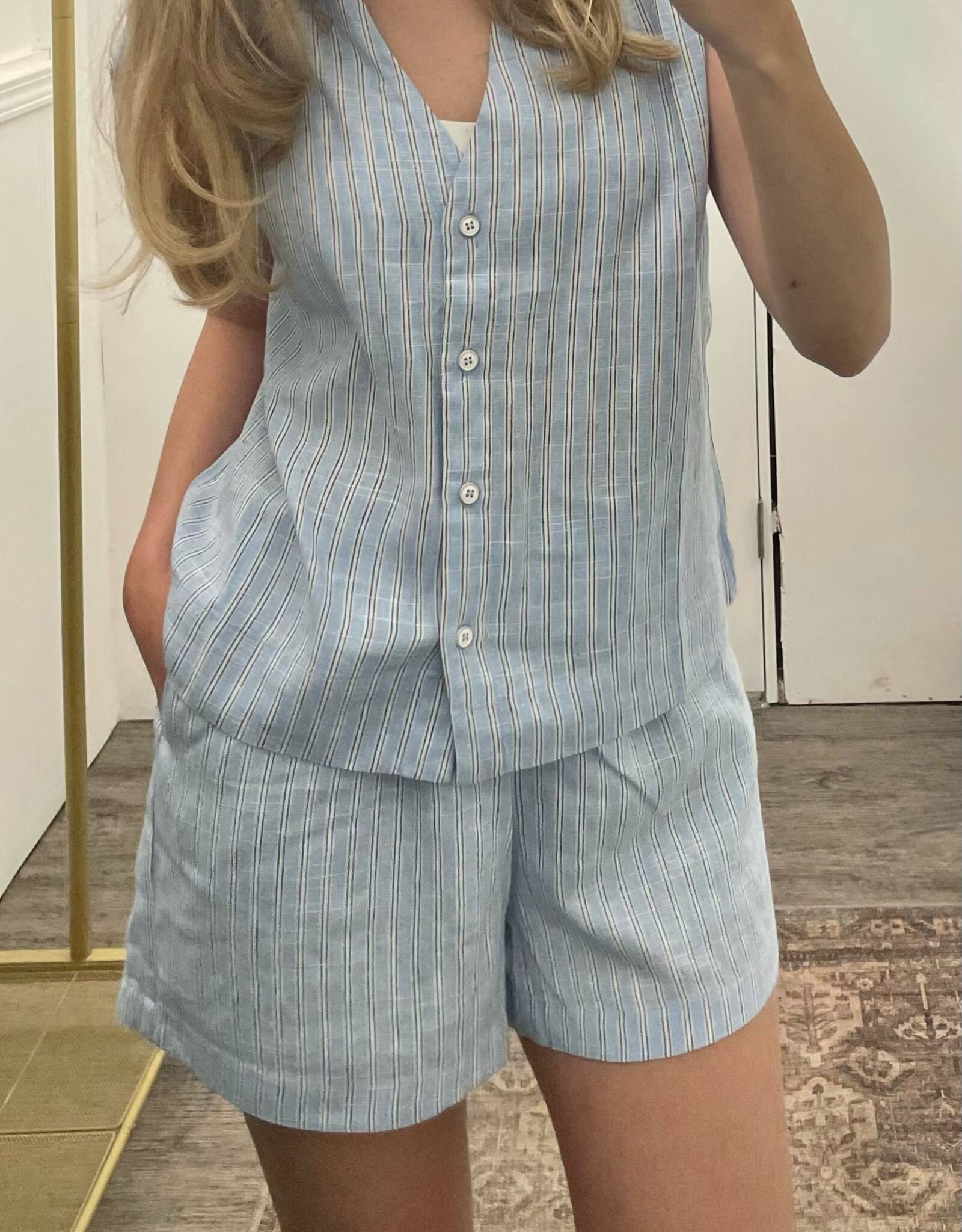 Striped Breezy Shorts