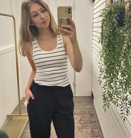 Mono B Classic Seamless Ribbed Tank Top