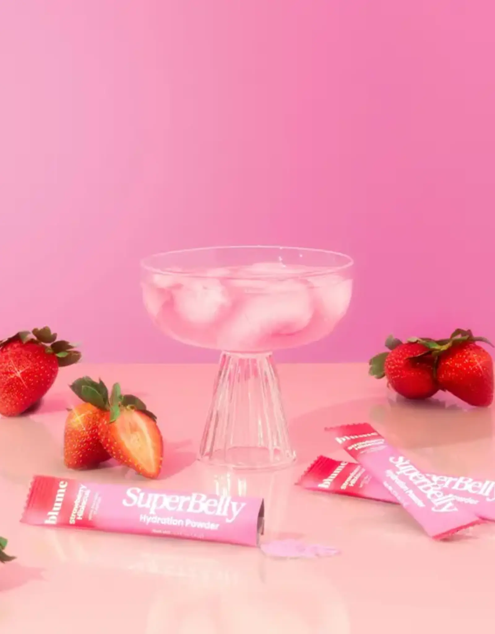 Blume Superbelly Hydration & Gut Mix, Strawberry Hibiscus