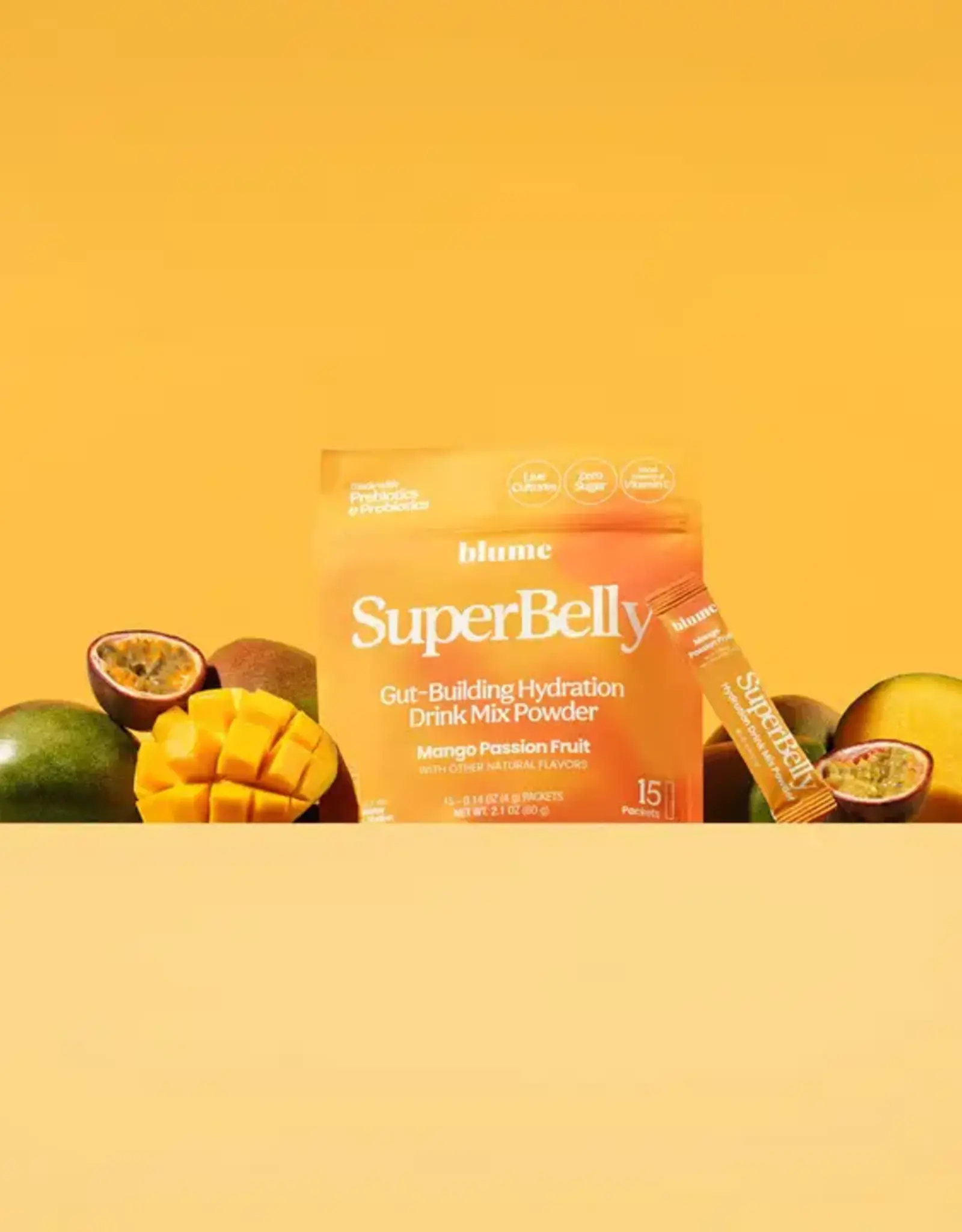 Blume Superbelly Hydration & Gut Mix, Mango Passionfruit