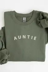 Petitrue Embroidered Aunt Crewneck