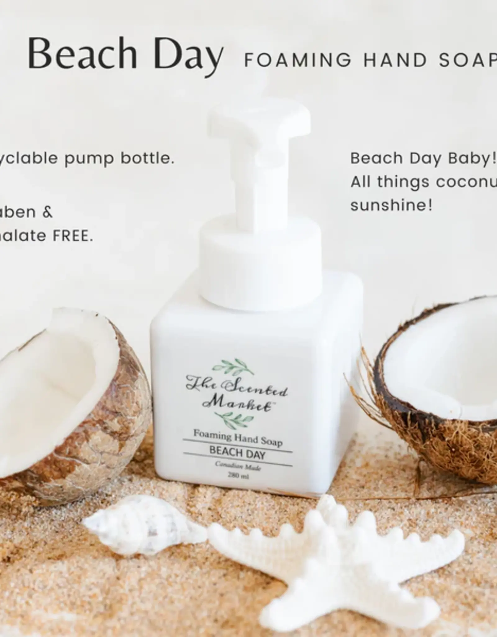 The Scented Market Foaming Hand Soap Beach Day