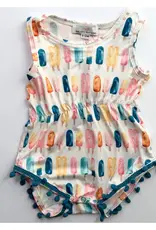Bailey's Blossoms Dillon Pom Pom Romper