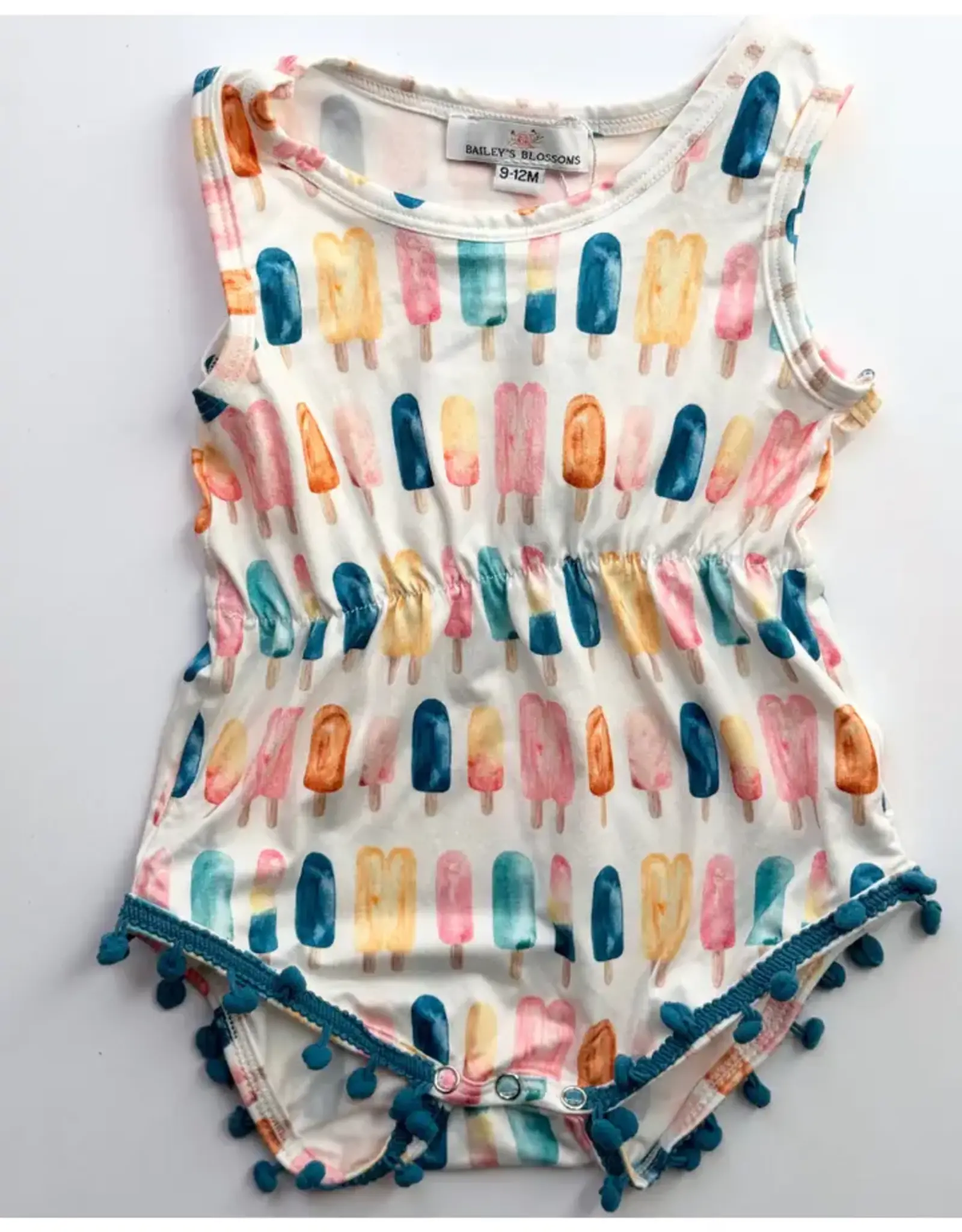Bailey's Blossoms Dillon Pom Pom Romper