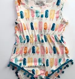 Bailey's Blossoms Dillon Pom Pom Romper
