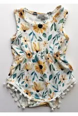 Bailey's Blossoms Dillon Pom Pom Romper