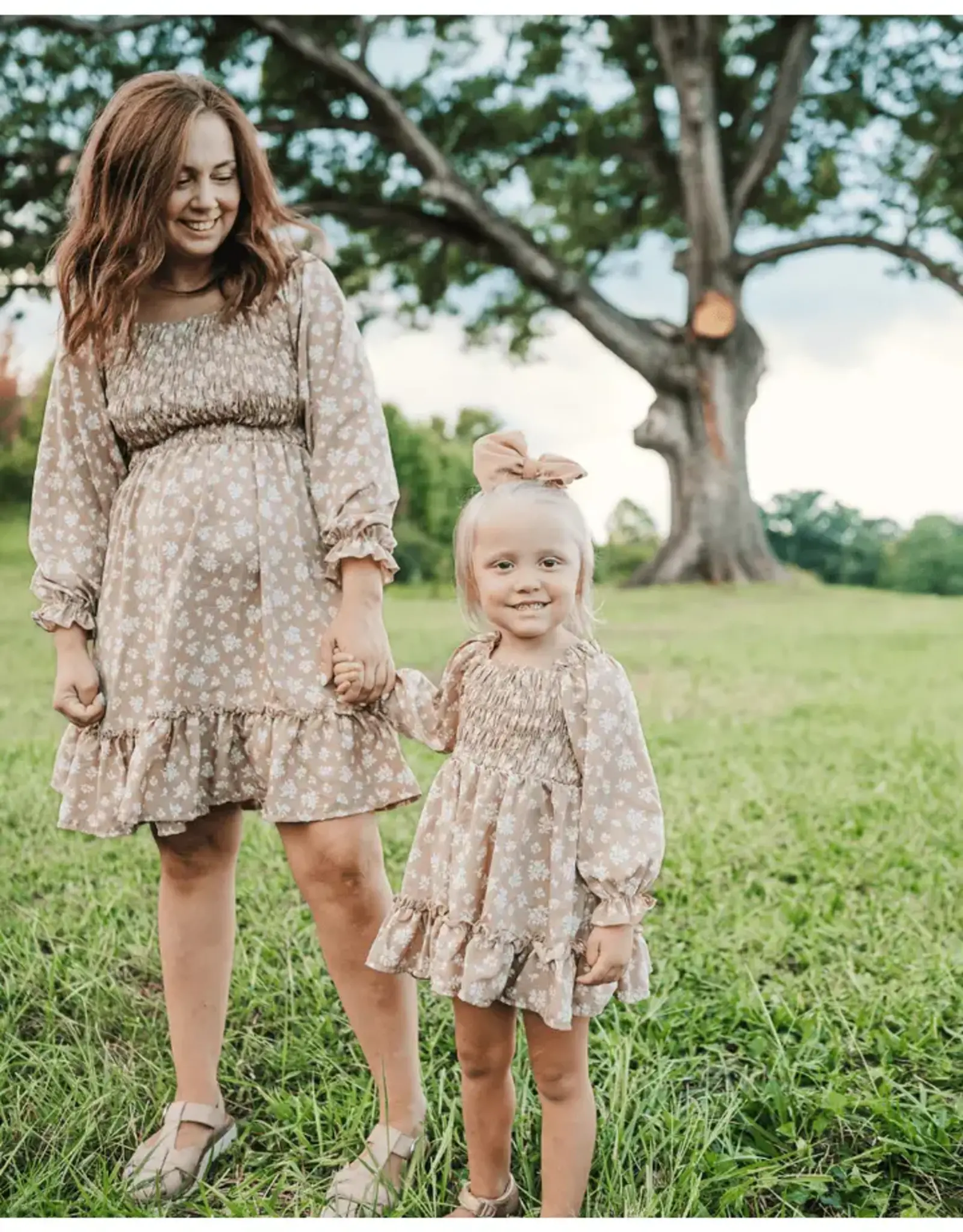 Bailey's Blossoms Caroline Square Neck Dress