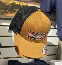 Rodeo Ranch Aztec Hat, Caramel and Black