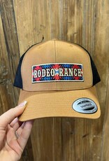 Rodeo Ranch Aztec Hat, Caramel and Black