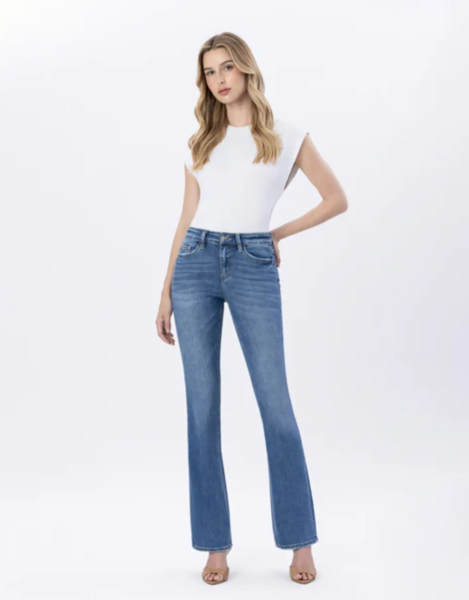 The Skylar Bootcut Jeans, Medium Wash