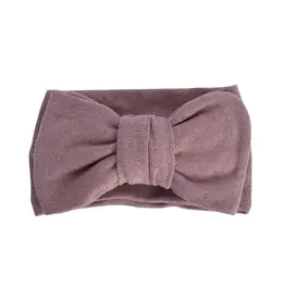 Bailey's Blossoms Solid Knit Headband, Mocha