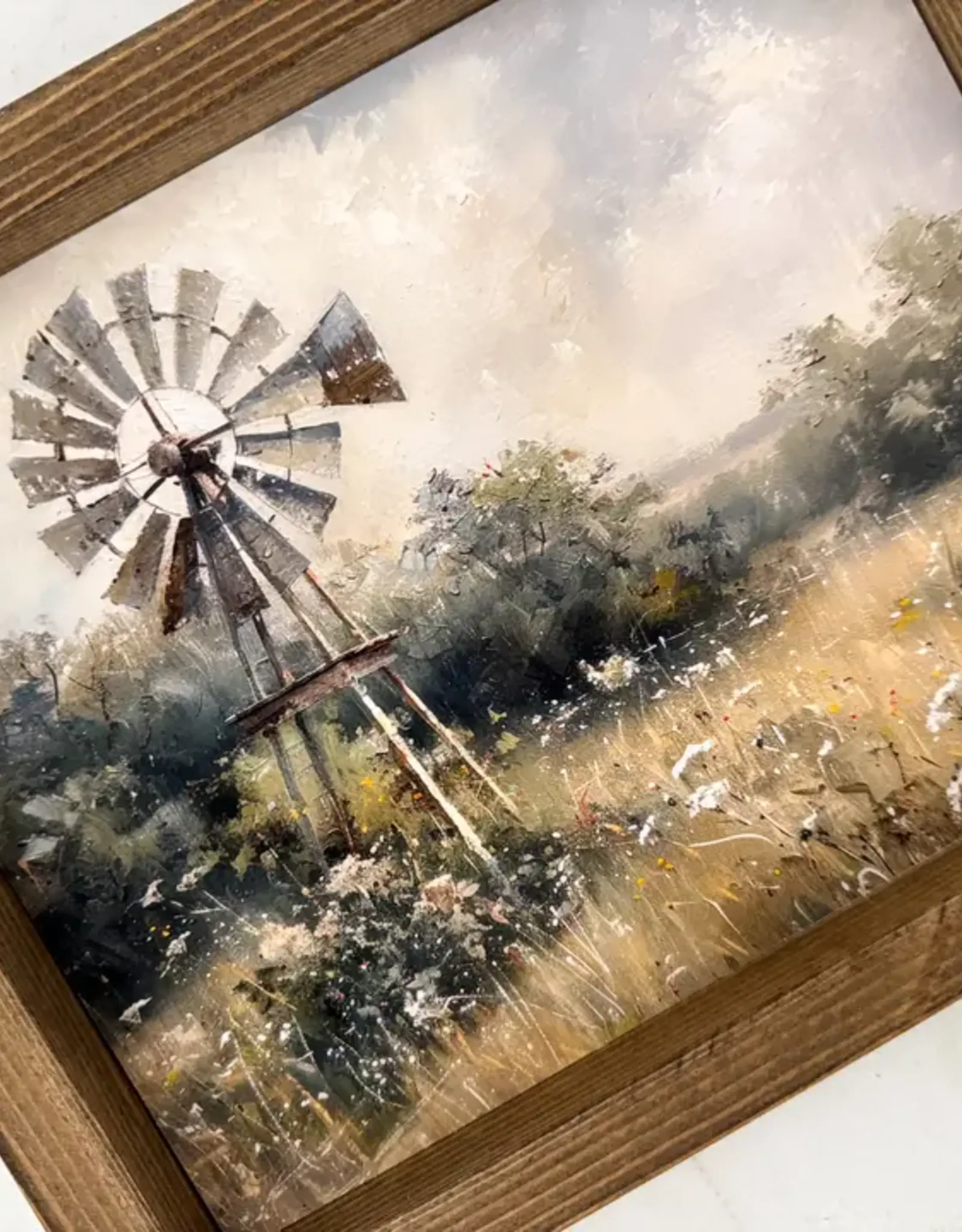 Ashwood Designs Framed Art, 9x11 Windmill