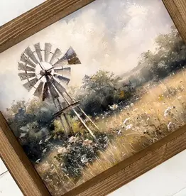 Ashwood Designs Framed Art, 17x13 Windmill
