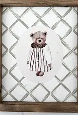 Ashwood Designs Framed Art, 9x11, Beatrice The Bear