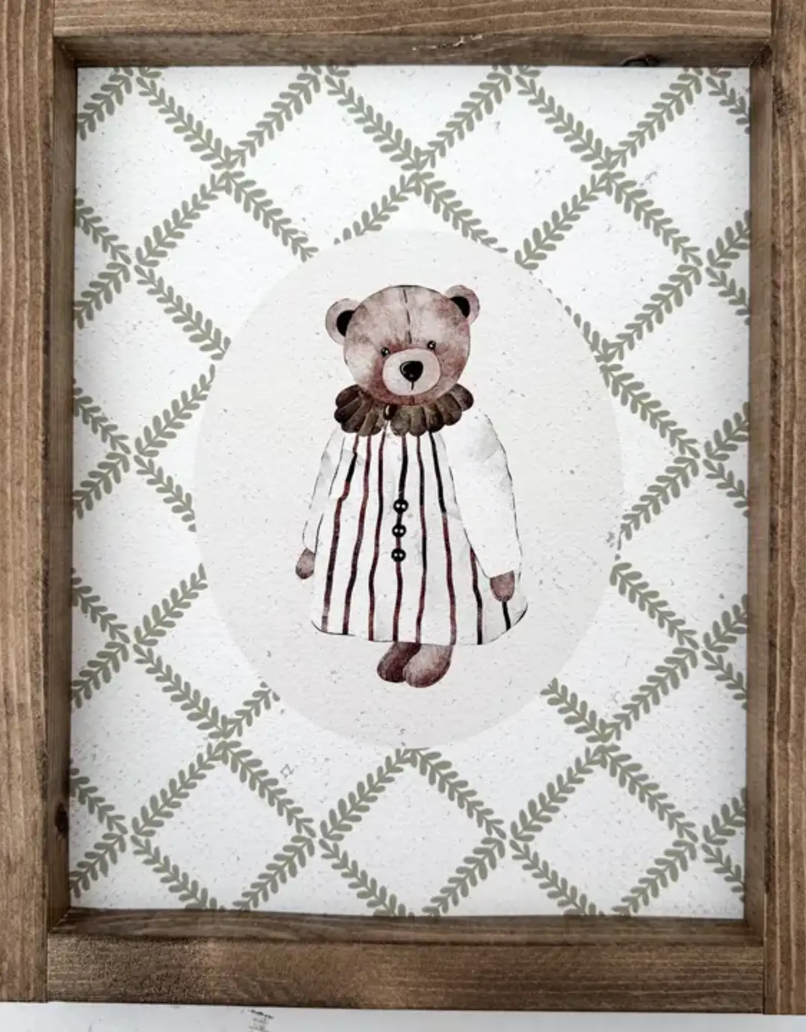 Ashwood Designs Framed Art, 9x11, Beatrice The Bear